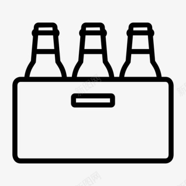 精酿啤酒尤奇啤酒极简图标图标