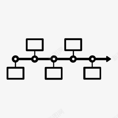 步骤图表时间轴故事步骤图标图标