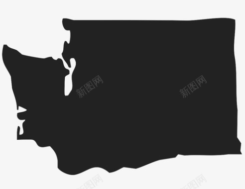华盛顿美国旅游图标图标