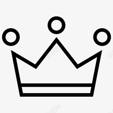 皇冠钻石国王图标图标