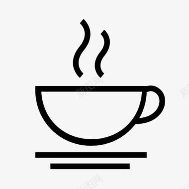 可爱咖啡杯咖啡杯图标图标