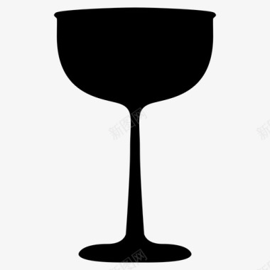 时光酒杯玻璃器皿杯子图标图标