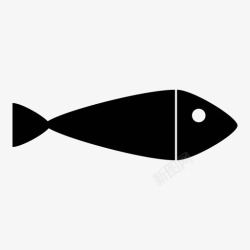 水果酸角鱼海鲑鱼图标高清图片
