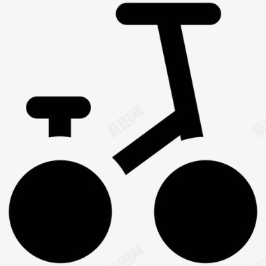 自行车运动员运动大胆的固体图标图标