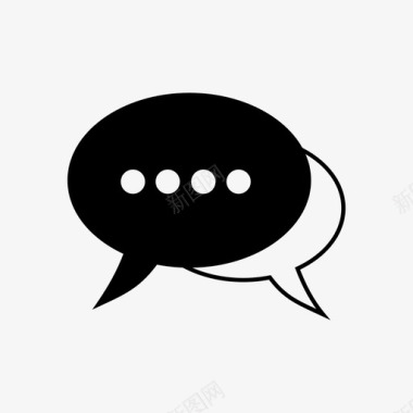 八卦太极对话聊天聊天泡泡图标图标