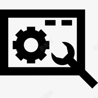 使用扳手工具接口修复页面符号图标图标