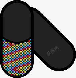 基质胶囊救济药丸图标高清图片