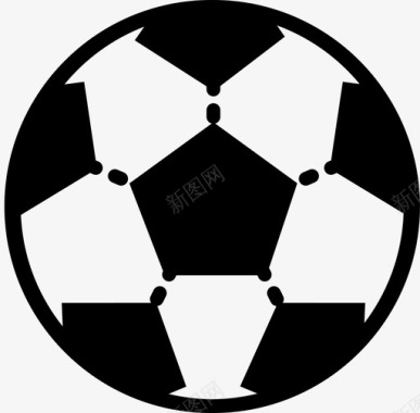 足球运动圆形图标图标