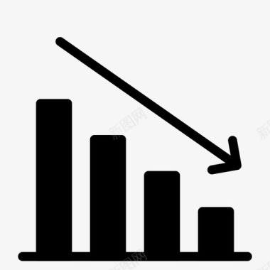 条形素材条形图smoothfill业务图标图标