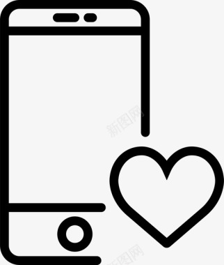 心意喜欢智能手机触摸屏互动图标图标