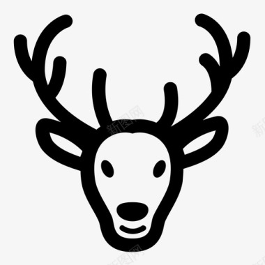 鹿动物物品图标图标