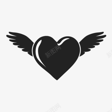 翅膀的心心情人节西南图标图标