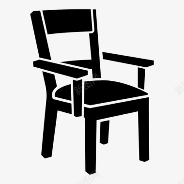 椅子手工制作家具图标图标