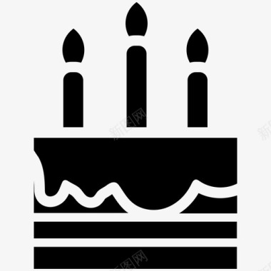 生日快乐生日蛋糕唱歌生日快乐图标图标