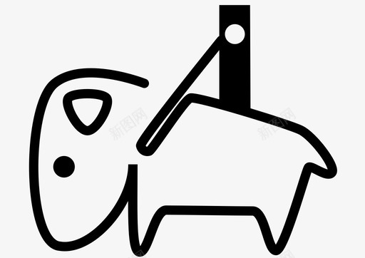 狗动物物品图标图标
