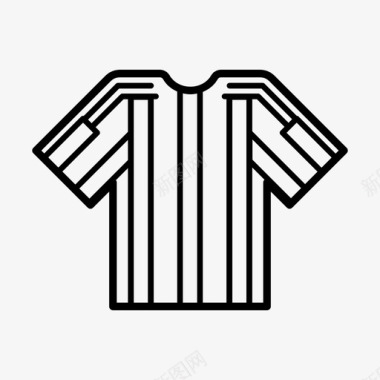 米兰球衣条纹足球图标图标