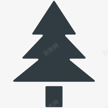 圣诞树圣诞树庆祝和派对酷标图标图标