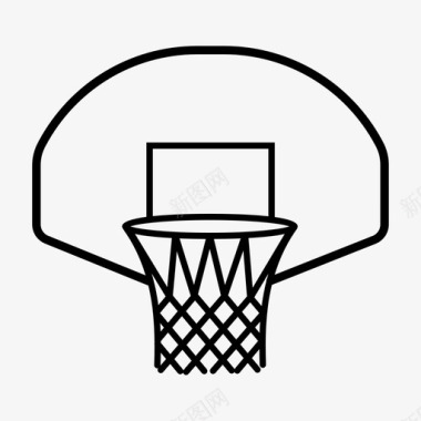篮球icon篮球圈投篮传球图标图标