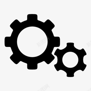 工作工具齿轮工具技术图标图标