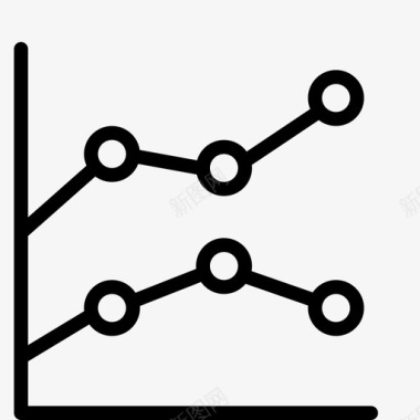 预测线图存储统计图标图标