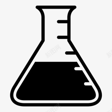 科学锥形烧瓶烧杯化学图标图标