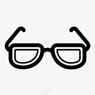远眼镜视觉视野图标图标
