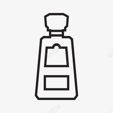 龙舌兰酒瓶子展示品物品图标图标