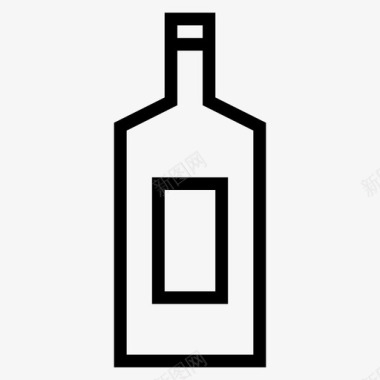 酒瓶聚氨酯开瓶图标图标
