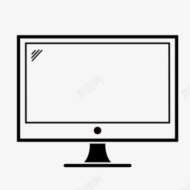 计算机显示器计算机pc图标图标
