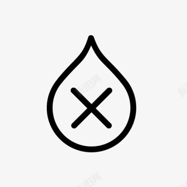 肮脏干旱缺水浪费图标图标