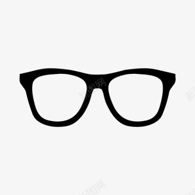 眼镜普通眼镜黑眼镜图标图标