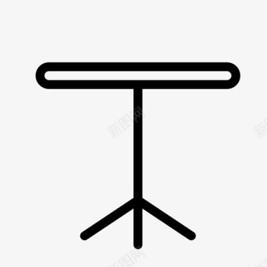 光滑桌子面桌子餐厅工作台图标图标