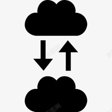 符号标识云交换界面符号箭头数据图标图标