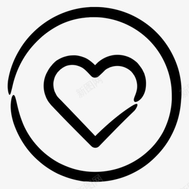心脏心脏病专家贴纸情人节邮票图标图标