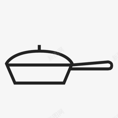 锅铸铁烹饪图标图标