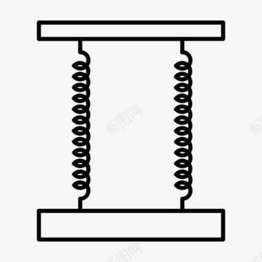 平衡法装置反弹压缩图标图标