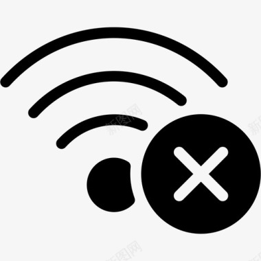 错误标志wifi错误故障排除问题图标图标