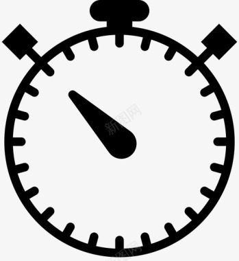 秒表计时器滴答器图标图标