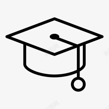 毕业帽证书外套图标图标