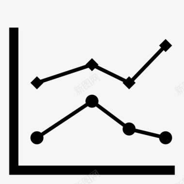 数据占比图表线图点数图标图标