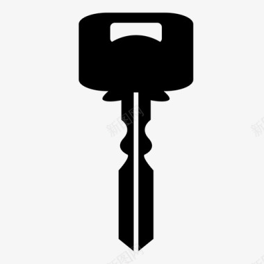 带数字钥匙钥匙解锁安全图标图标