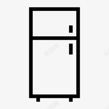 冰箱冷柜食品图标图标