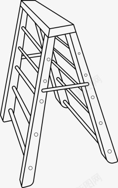 脚绘阶梯工具横档图标图标