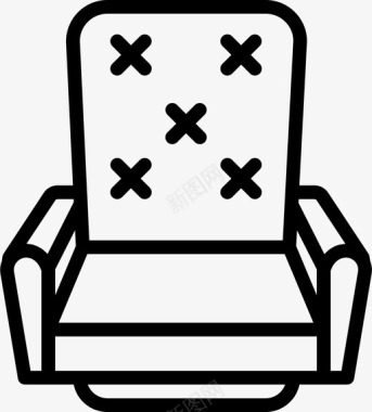 贵宾椅座位办公室图标图标