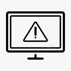 不良行为监控错误病毒故障图标高清图片