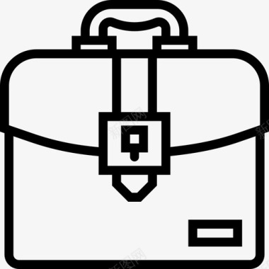 商务公文包手提箱挎包图标图标