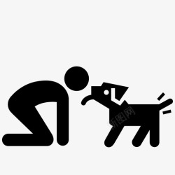 朋友犬犬爱吻快乐图标高清图片