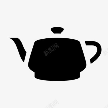 茶壶饮料电图标图标