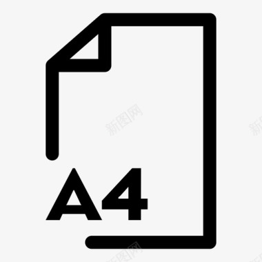 页面注册a4纸程序打印图标图标