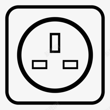 电器插座电器电线图标图标
